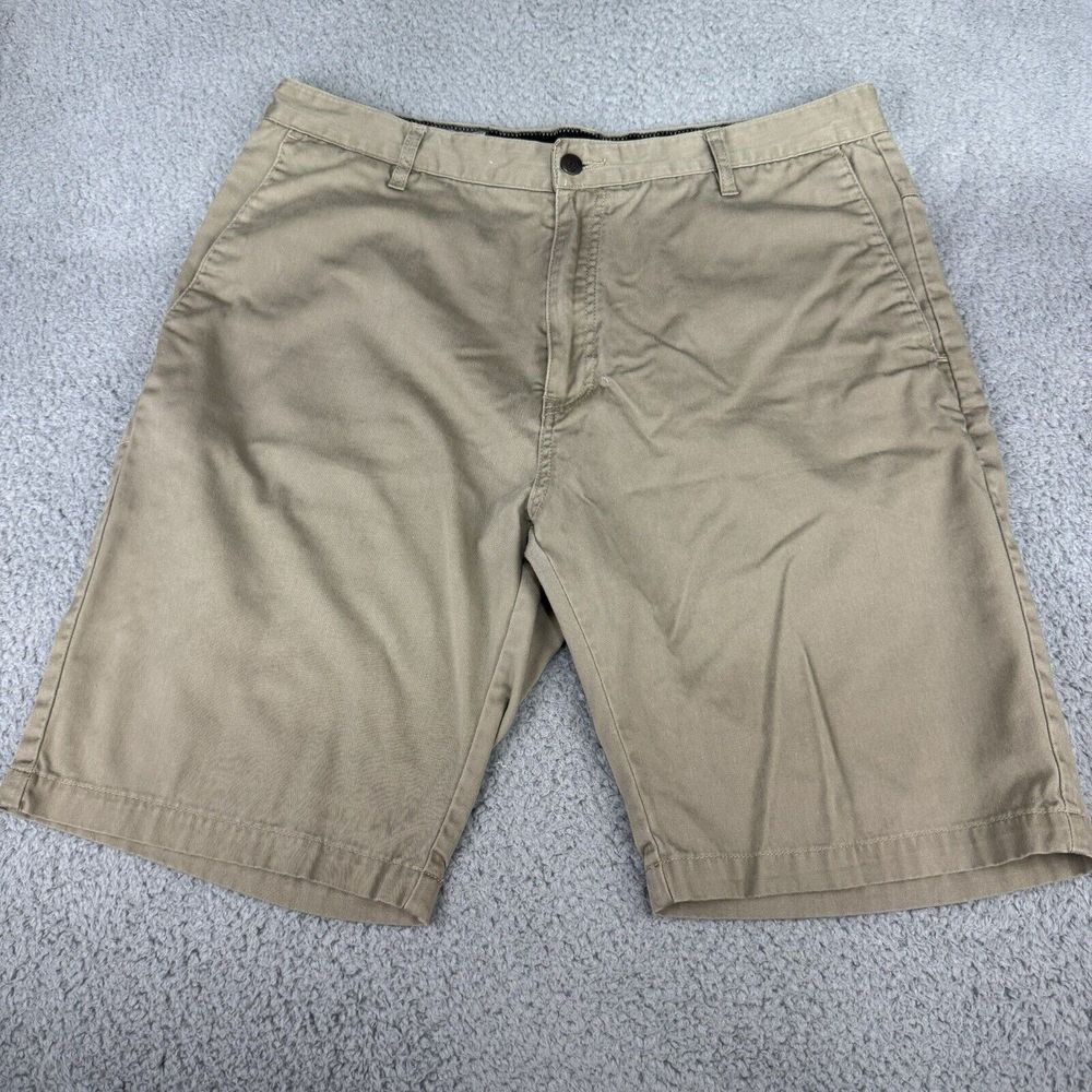 Volcom Vmonty Shorts 36 Brown Mens Chinos Casual‎ Skate Skater